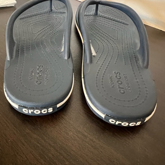 CROCS Black Textured Sandals - Picture 2 of 5